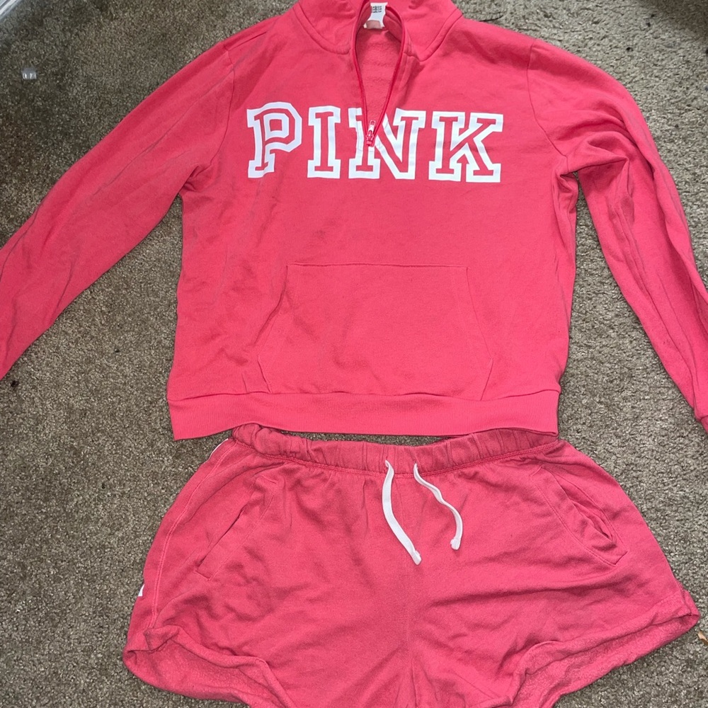 Pink Short sweatsuit